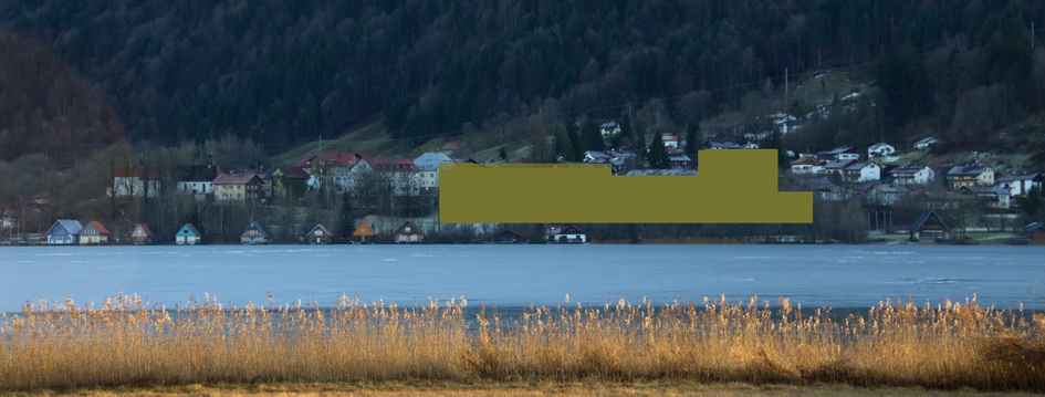 Montage von Seeseite